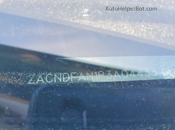 ZACNDFAN1P3A04433 2023 DODGE OTHER Blue Vista de la etiqueta del VIN