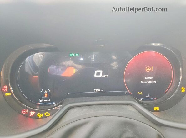 ZACNDFAN3R3A41227 2024 DODGE OTHER Gold Instrument cluster view