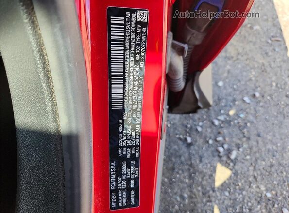ZACNDFAN4R3A12142 2024 DODGE OTHER Red Սալոնի 360 աստիճան տեսք