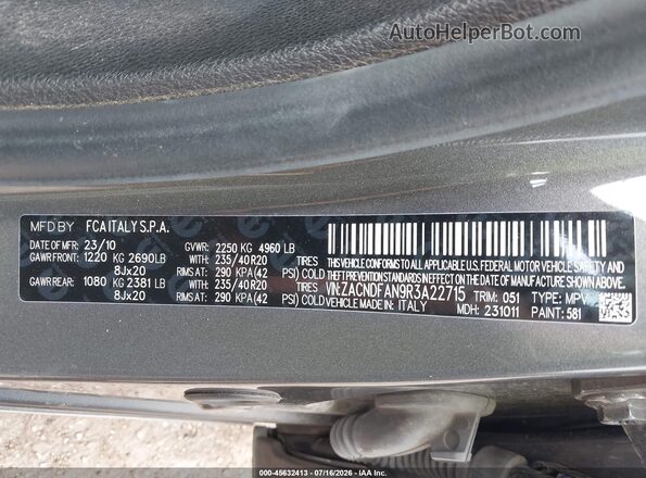 ZACNDFAN9R3A22715 2024 DODGE OTHER Gray Շարժիչի բաժամունքի տեսք