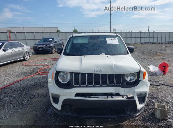 ZACNJAAB0LPL58882 2020 JEEP RENEGADE White Vista del cuadro de instrumentos