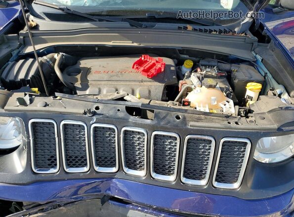 ZACNJAAB1KPK86234 2019 JEEP RENEGADE Blue Вид підкапотного простору