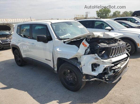 ZACNJAAB6LPL12778 2020 JEEP RENEGADE White Передня права чверть