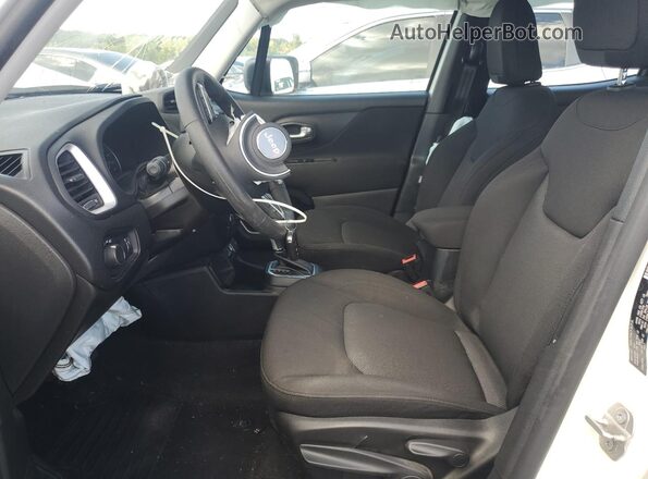 ZACNJAAB6LPL12778 2020 JEEP RENEGADE White Вид салону спереду