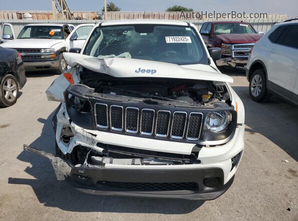 ZACNJAAB6LPL12778 2020 JEEP RENEGADE White Вид спереду