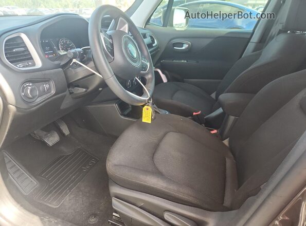 ZACNJAAB7LPL41139 2020 JEEP RENEGADE Gray Widok wnętrza z przodu