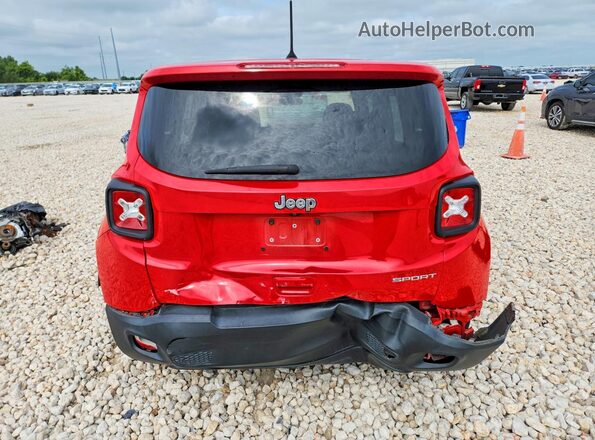 ZACNJAAB8KPK37967 2019 JEEP RENEGADE Red Հետևի տեսք