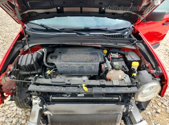 ZACNJAAB8KPK37967 2019 JEEP RENEGADE Red Սալոնի հետևի տեսք