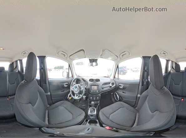 ZACNJAAB8KPK37967 2019 JEEP RENEGADE Red Սալոնի 360 աստիճան տեսք