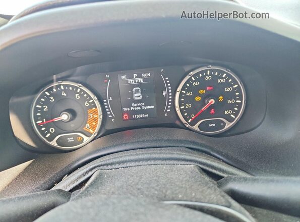 ZACNJABB0KPJ74071 2019 JEEP RENEGADE Gray Вид щитка приладів