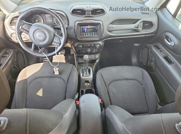 ZACNJABB0KPJ74071 2019 JEEP RENEGADE Gray Вид панелі приладів