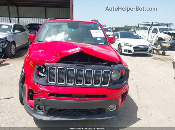 ZACNJABB0LPL52160 2020 JEEP RENEGADE Красный Вид щитка приборов