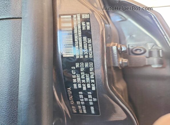 ZACNJABB3LPL83905 2020 JEEP RENEGADE Charcoal Widok naklejki z numerem VIN
