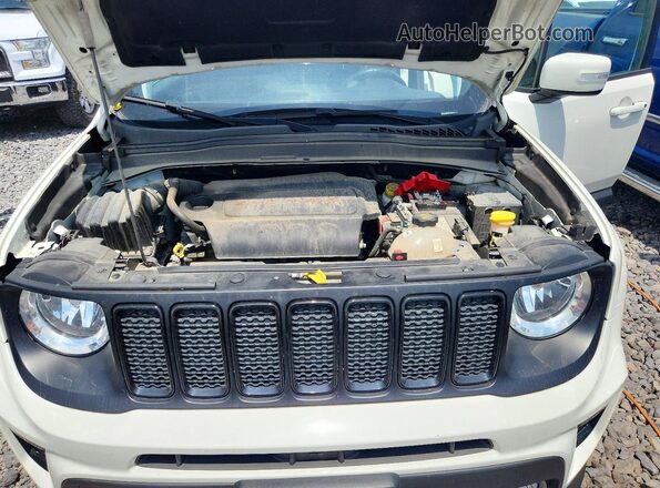 ZACNJABB4KPK23529 2019 JEEP RENEGADE White Rear interior view