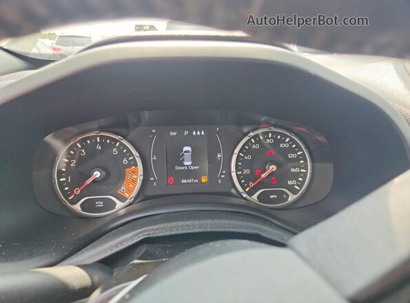 ZACNJABB4KPK23529 2019 JEEP RENEGADE White Instrument cluster view