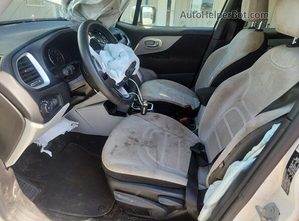 ZACNJABB4KPK64808 2019 JEEP RENEGADE White Widok wnętrza z przodu