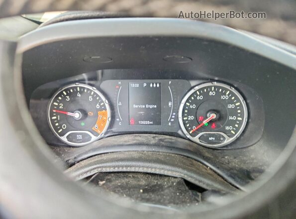 ZACNJABB4KPK64808 2019 JEEP RENEGADE White Widok zestawu wskaźników