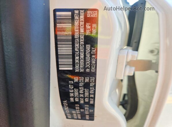ZACNJABB4KPK64808 2019 JEEP RENEGADE White Widok komory silnika