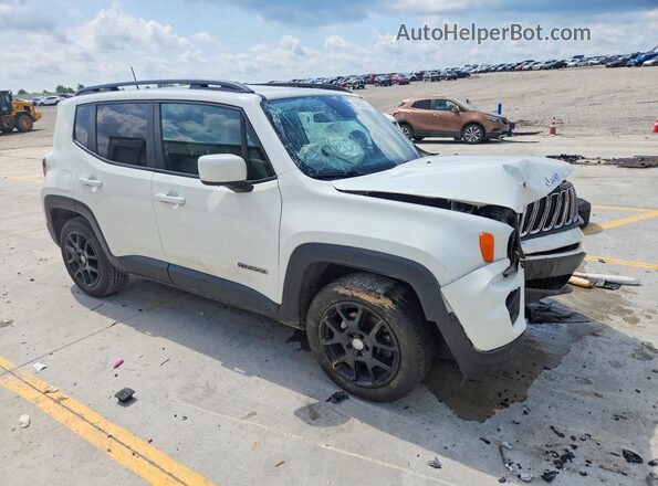 ZACNJABB4KPK64808 2019 JEEP RENEGADE White Przód prawy