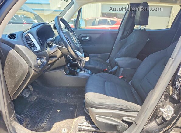 ZACNJABB4LPL56695 2020 JEEP RENEGADE Black წინა სალონის ხედი