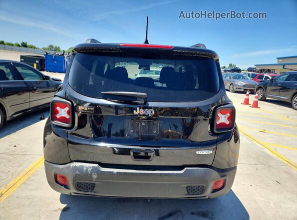 ZACNJABB4LPL56695 2020 JEEP RENEGADE Black უკანა ხედი