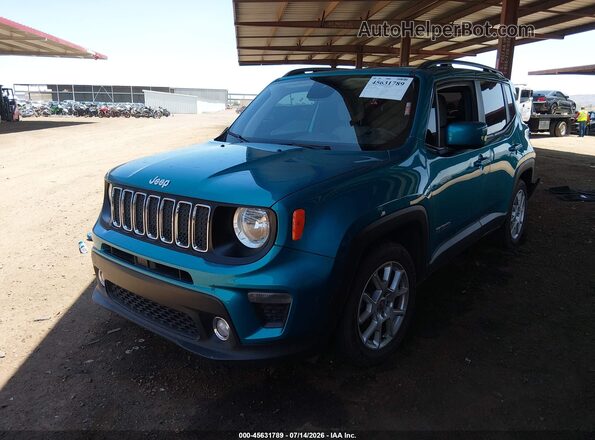 ZACNJABB5LPL88748 2020 JEEP RENEGADE Green Передня ліва чверть