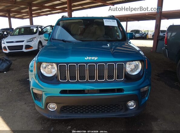 ZACNJABB5LPL88748 2020 JEEP RENEGADE Green Вид щитка приладів