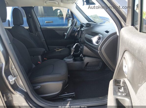 ZACNJABB6KPK68343 2019 JEEP RENEGADE Gray Widok wnętrza z przodu