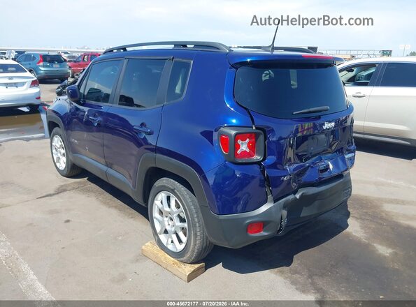 ZACNJABB6LPL86040 2020 JEEP RENEGADE Синий Вид спереди