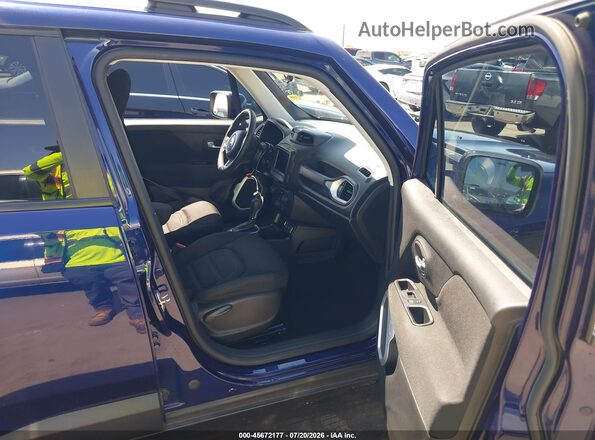 ZACNJABB6LPL86040 2020 JEEP RENEGADE Синий Вид салона спереди