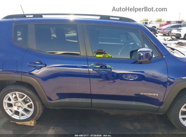 ZACNJABB6LPL86040 2020 JEEP RENEGADE Синий Вид задней части салона