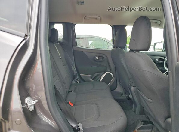 ZACNJABB7KPK03775 2019 JEEP RENEGADE Gray Սալոնի հետևի տեսք