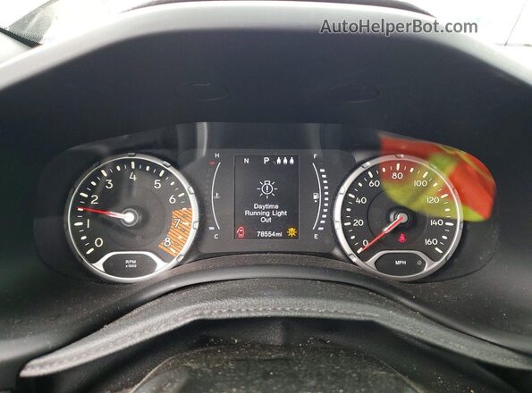 ZACNJABB7KPK03775 2019 JEEP RENEGADE Gray Սարքավորումների վահանակի տեսք