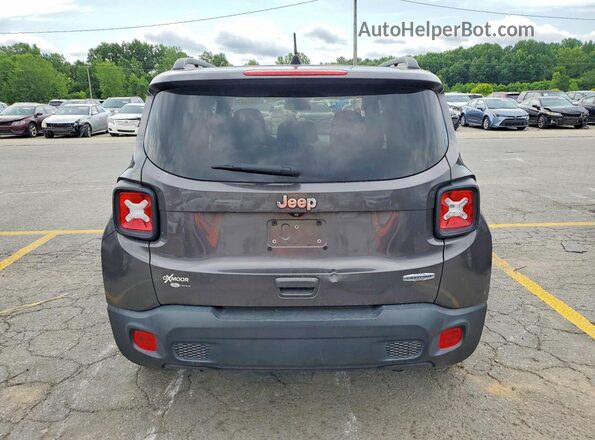 ZACNJABB7KPK03775 2019 JEEP RENEGADE Gray Հետևի տեսք