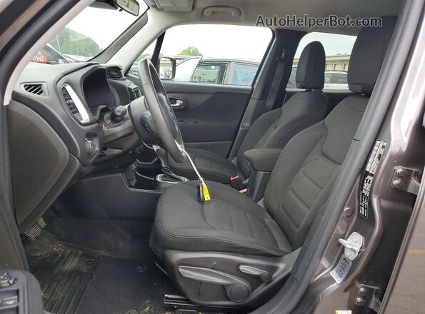 ZACNJABB7KPK03775 2019 JEEP RENEGADE Gray Սալոնի դիմացի տեսք