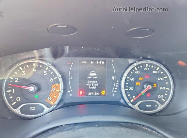 ZACNJABB7KPK51115 2019 JEEP RENEGADE Red Սարքավորումների վահանակի տեսք