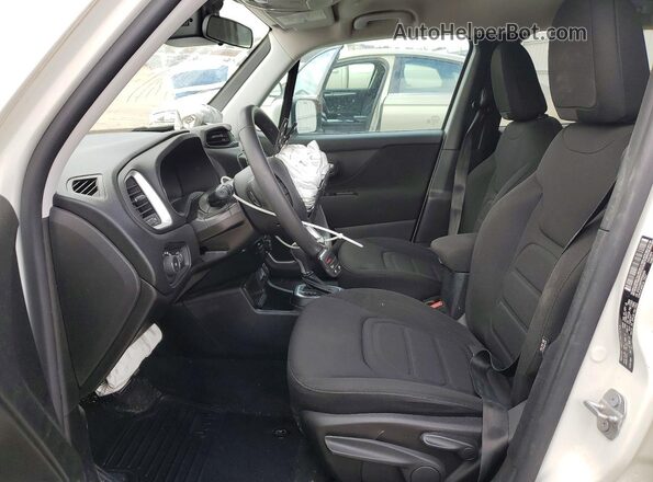 ZACNJABB7KPK88424 2019 JEEP RENEGADE White Vista interior delantera