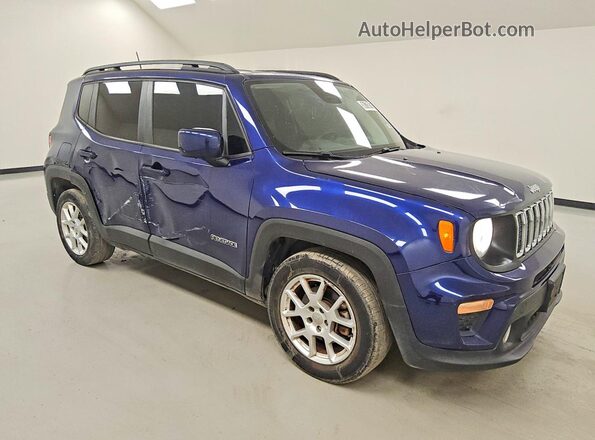 ZACNJABB7LPL62300 2020 JEEP RENEGADE Blue Front right