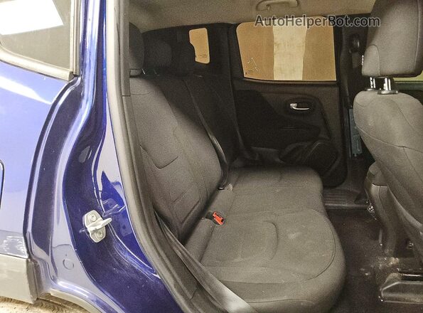 ZACNJABB7LPL62300 2020 JEEP RENEGADE Blue Rear interior view