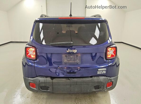 ZACNJABB7LPL62300 2020 JEEP RENEGADE Blue Rear view