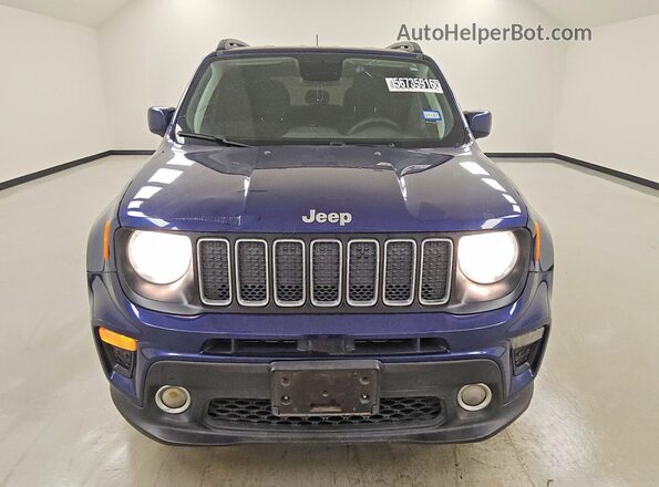 ZACNJABB7LPL62300 2020 JEEP RENEGADE Blue Front view