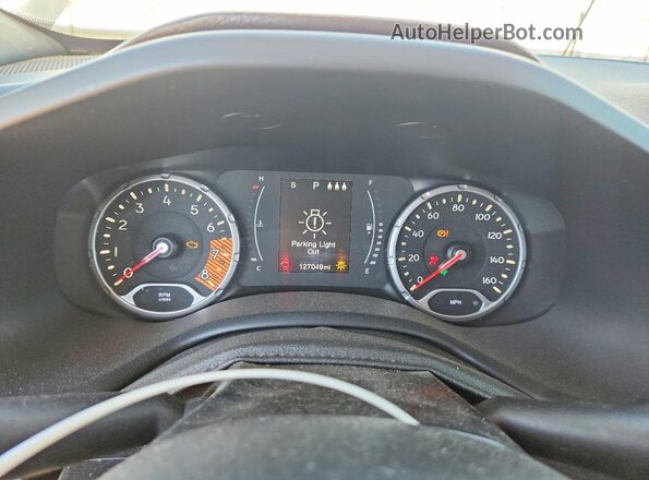 ZACNJABB8KPK46649 2019 JEEP RENEGADE White Vista del cuadro de instrumentos