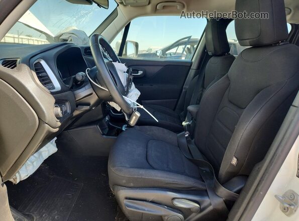 ZACNJABB8KPK46649 2019 JEEP RENEGADE White Vista interior delantera