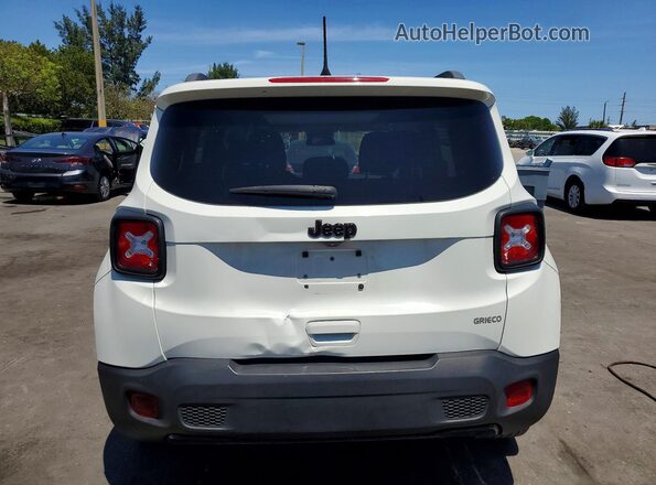ZACNJABB9KPK31853 2019 JEEP RENEGADE White უკანა ხედი
