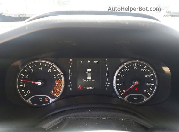 ZACNJABB9LPL88932 2020 JEEP RENEGADE Silver Սարքավորումների վահանակի տեսք