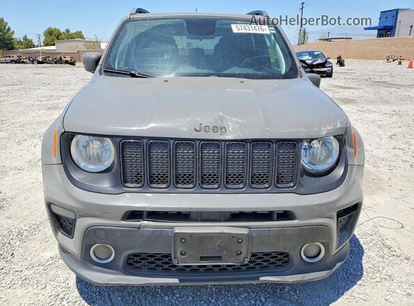 ZACNJABBXLPL04892 2020 JEEP RENEGADE Gray Widok z przodu