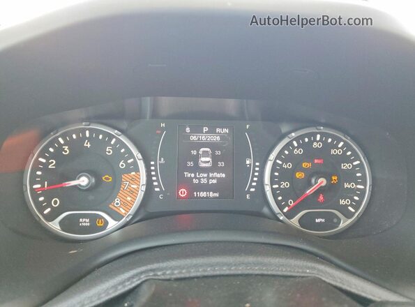 ZACNJABBXLPL04892 2020 JEEP RENEGADE Gray Widok zestawu wskaźników