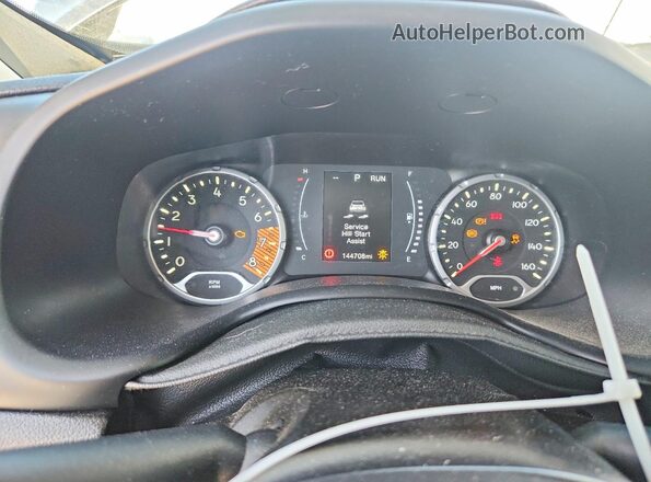 ZACNJABBXLPL74800 2020 JEEP RENEGADE Черный Вид щитка приборов