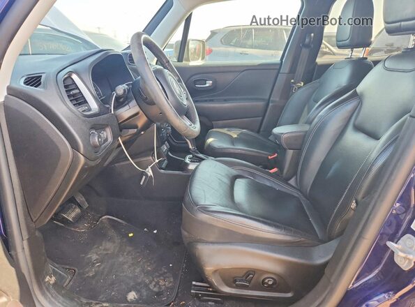 ZACNJAD10LPL78844 2020 JEEP RENEGADE Blue წინა სალონის ხედი