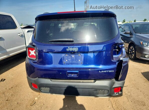 ZACNJAD10LPL78844 2020 JEEP RENEGADE Blue უკანა ხედი